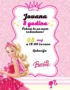 Barbie muzika – Pozivnica za rođendan