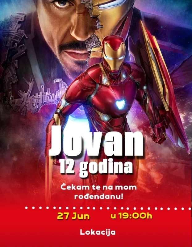 Snaga Iron Man-a - Pozivnica Iron Man