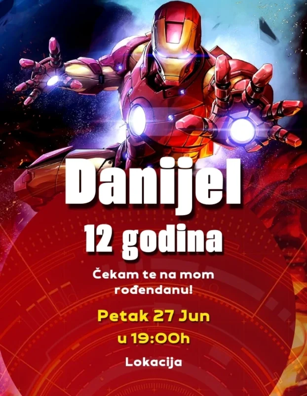 Čelična snaga - Pozivnica Iron Man