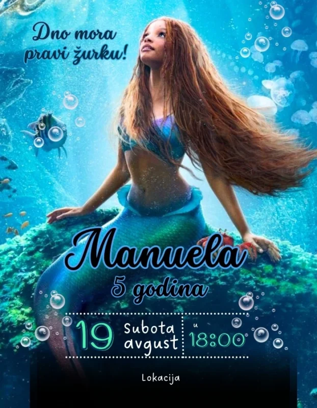 Žurka pod morem – Pozivnica Mala sirena